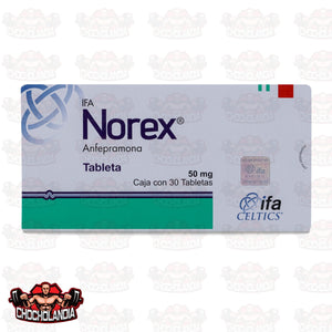 Norex 50 Mg (Anfepramona) 30 Tabletas Ifa Celtics