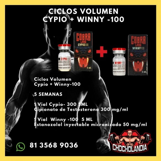 Ciclos Volumen Cypio + Winny - 100 Cobra Labs