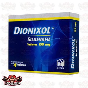 SILDENAFIL DIONIXOL 4 TABS 100 MG BIOMEP