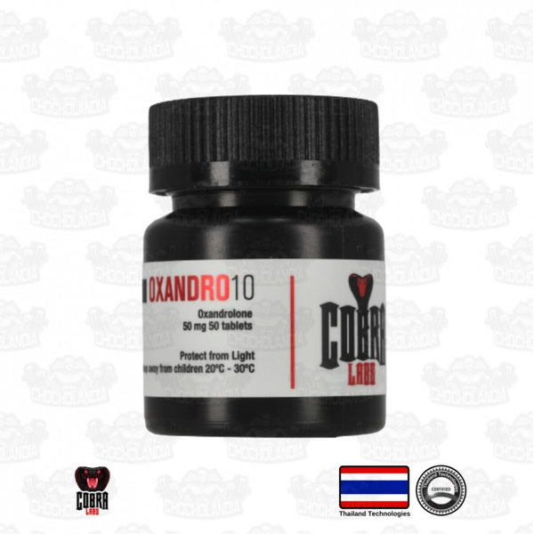 Oxandro-10 (Oxandrolone, Oxandrolona, Oxandro) 50 Tabletas/10mg Cobra Labs
