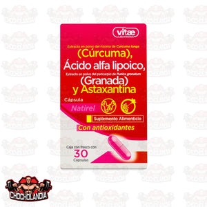 CURCUM/ ACIDO ALFA LIPOICO/GRANADA/ASTAXANTIA