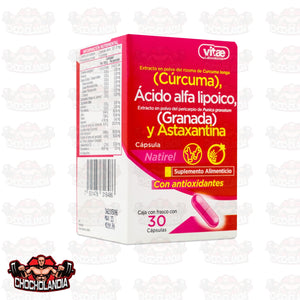 CURCUM/ ACIDO ALFA LIPOICO/GRANADA/ASTAXANTIA