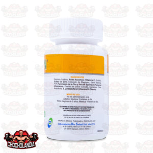 BIOGRICIN VITAMINA C 30 TABS MASTICABLES DE 1 G SABOR NARANJA