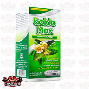 Boldo Max Granulado Suplemento Alimenticio Con Boldo Albahaca Y Peptona De Carne 100 G Fortifarma