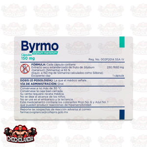 Byrmo Silimarina 150Mg 20 Capsulas Gelpaharma