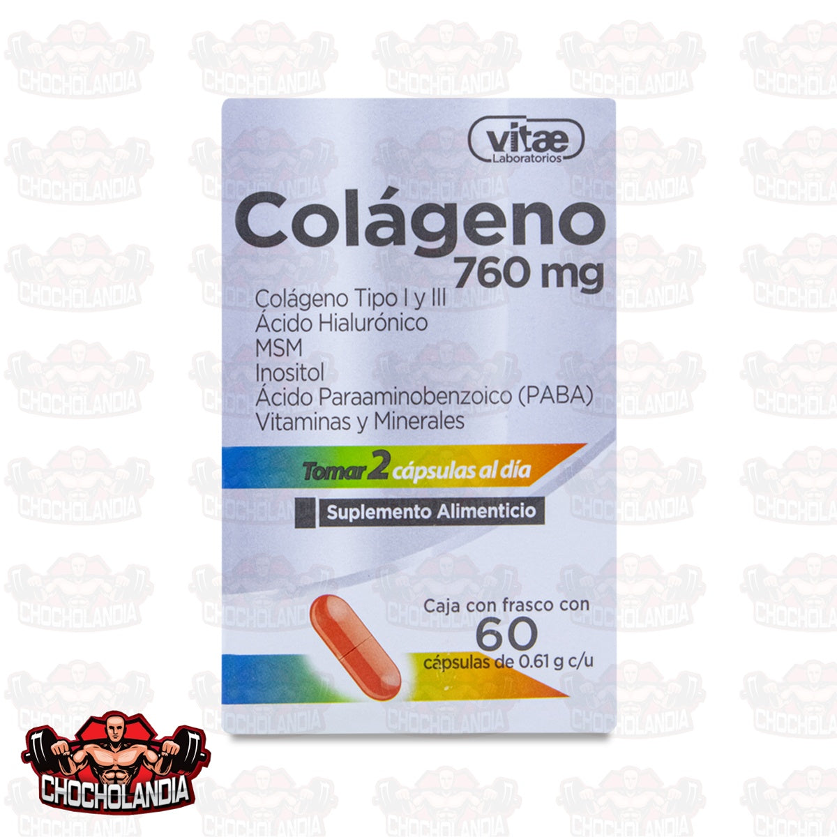 COLAGENO TIPO l Y lll FRASCO CON 60 CAPS VITAE