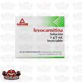 LEVOCARNITINA SOL INY 5 AMPTAS 1 G/5 ML AMSA