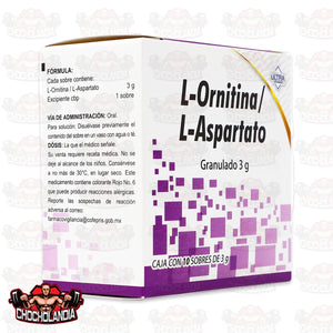 L ORNITINA L ASPARTATO 10 SOB/3G Laboratorio ULTRA protector hepatico (HEPA-MERZ GENERICO)