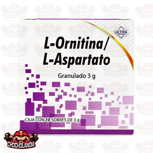 L ORNITINA L ASPARTATO 10 SOB/3G Laboratorio ULTRA protector hepatico (HEPA-MERZ GENERICO)