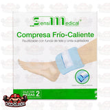 COMPRESA FRIO - CALIENTE REUTILIZABLE, CAJA CON 2 PIEZAS, SENSILMEDICAL