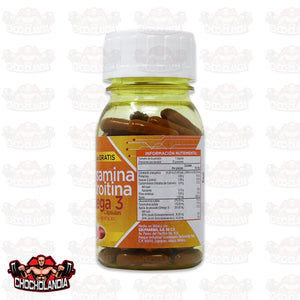 CARTICAP FOR GLUCOSAMINA CONDROITINA CON VITAMINA C Y MANGANESO 60 CAPS