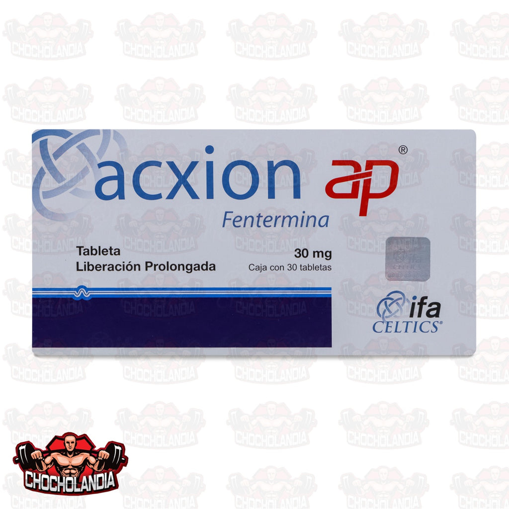 Acxion Ap (Fentermina) 30 Mg  30 Tabletas Ifa Celtics