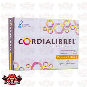 CORDIALIBREL FENOFIBRATO 30 CAPS 160 MG SERRAL