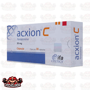 Acxion C (Fentermina) 30Mg 30 Capsulas Ifa Celtics