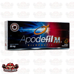 SILDENAFIL APODEFIL M 4 TABS MASTICABLES 50 MG APOTEX