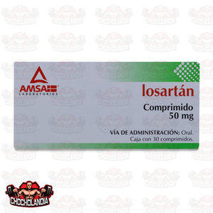 LOSARTAN 30 TABS 50 MG AMSA