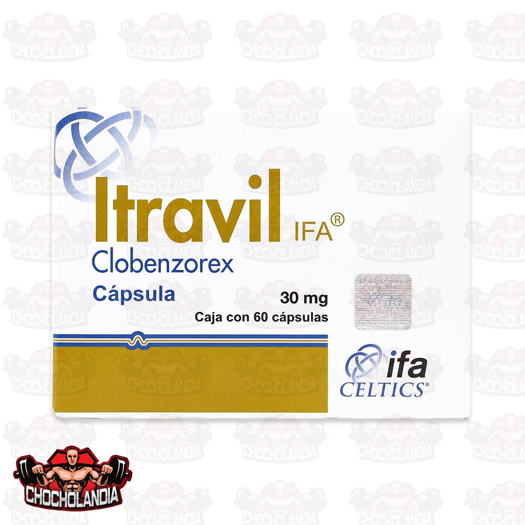 Itravil (Clobenzorex) 30 Mg  60 Tabletas Ifa Celtics