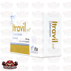 Itravil (Clobenzorex) 30 Mg  60 Tabletas Ifa Celtics