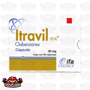 Itravil (Clobenzorex) 30 Mg  60 Tabletas Ifa Celtics