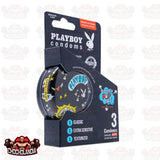 PLAYBOY CONDOMS URBAN, LATA CON 3 CONDONES