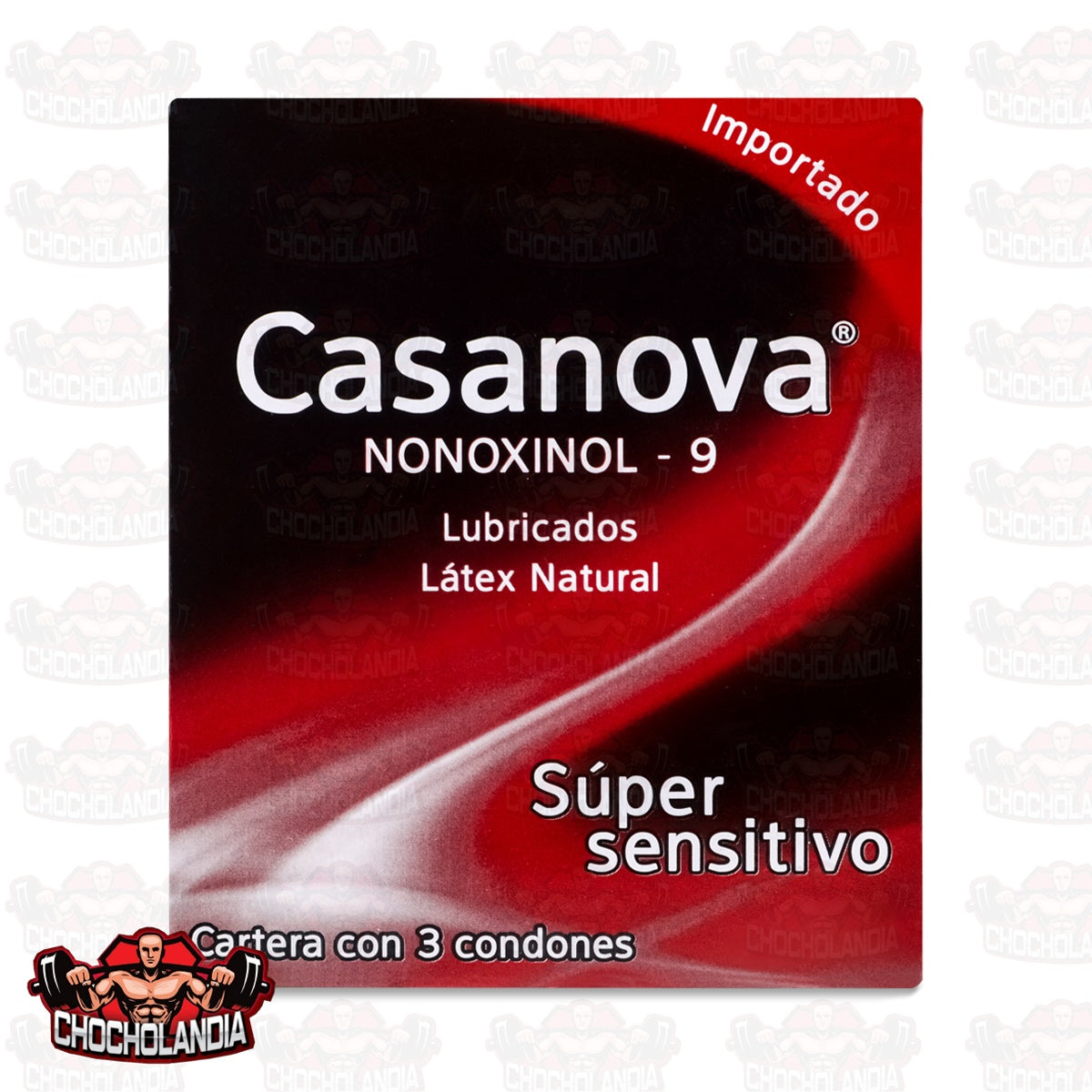 CASANOVA NONOXINOL-9, CARTERA CON 3 CONDONES, MAVER