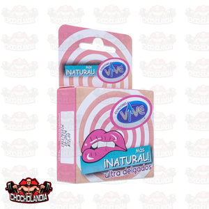 CONDONES VIVE MAS NATURAL, CAJA CON 3 CONDONES, ALLEN