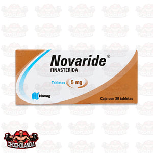 NOVARIDE FINASTERIDAM CAJA CON 30 TABLETAS DE 5 MG, NOVAG