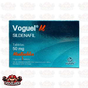 SILDENAFIL VOGUEL MASTICABLE, 1 TABLETA DE 50 MG, MAVER