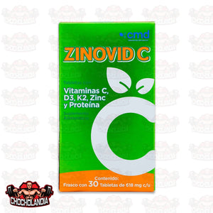 ZINOVID C, FRASCO CON 30 TABS, CMD