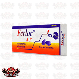 FERLOR AF, CAJA CON 30 TABLETAS, SOLAR