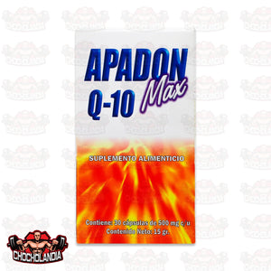 APADON Q10 MAX, 30 CAPSULAS DE 500 MG C/U, HD