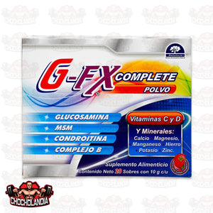 G FX COMPLETE POLVO, 20 SOBRES CON 10 G C/U, NATUTECH