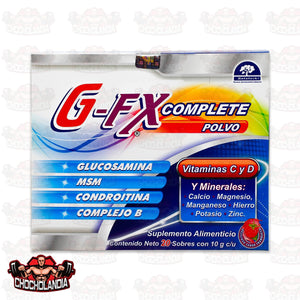 G FX COMPLETE POLVO, 20 SOBRES CON 10 G C/U, NATUTECH