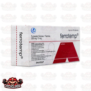 FERROTEMP, CAJA CON 30 CAPSULAS 330 MG / 5 MG, MEDIX