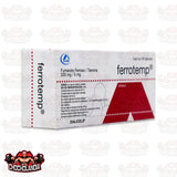 FERROTEMP, CAJA CON 30 CAPSULAS 330 MG / 5 MG, MEDIX