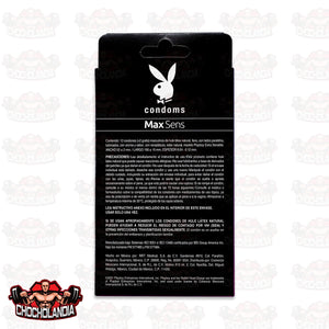 PLAYBOY CONDOMS MAX SENS PARTY MIX, CAJA CON 12 CONDONES