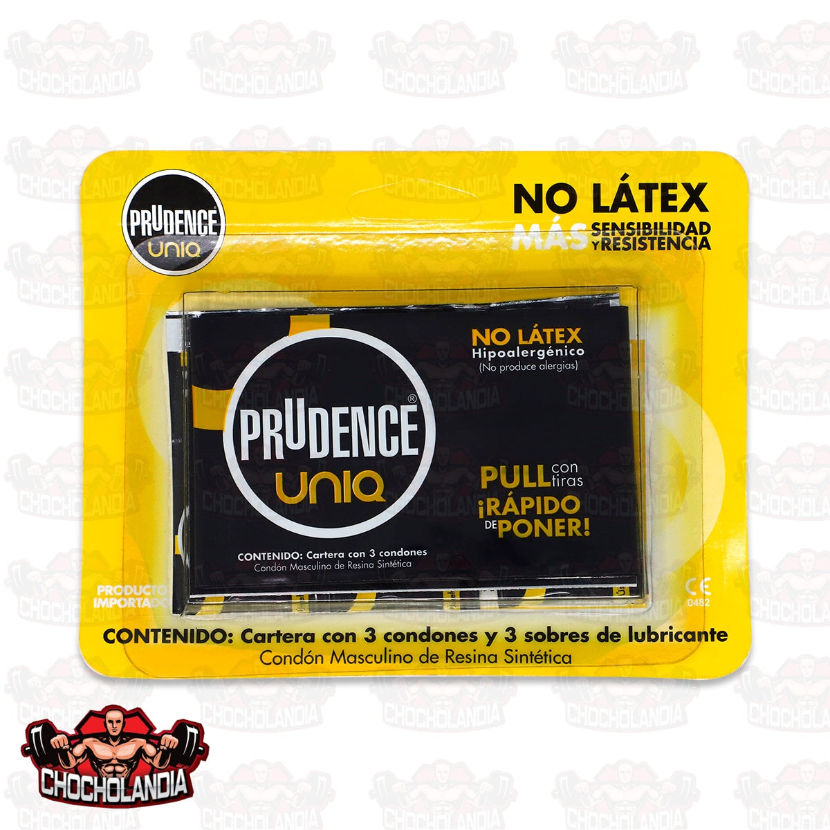 PRUDENCE UNIQ, CARTERA CON 3 CONDONES, DKT