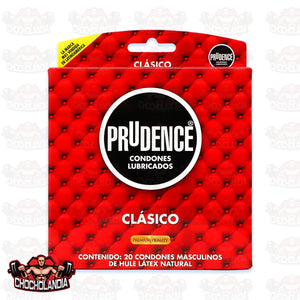 PRUDENCE CLASICO, CAJA CON 20 CONDONES LUBRICADOS, DKT