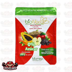 BIOFIBRA, SABOR MANZANA, 300 G