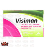 VISIMAN, SUPLEMENTO ALIMENTICIO, 30 CAPSULAS DE 0.642 G C/U