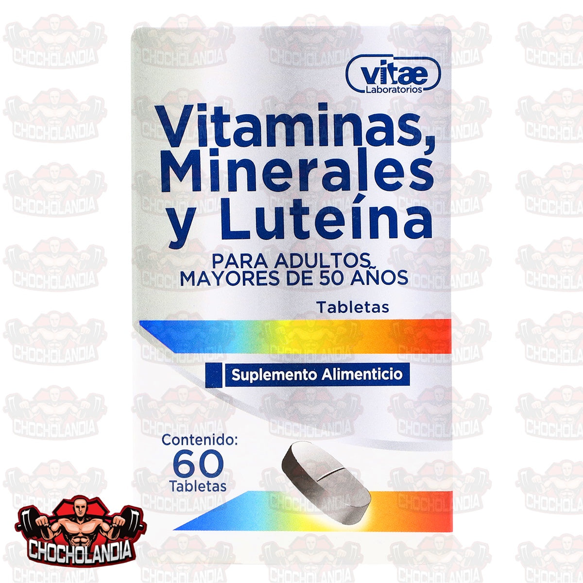 SUPLEMENTO ALIMENTICIO VITAE VITAMINAS, MINERALES Y LUTEINA PARA ADULTOS MAYORES DE 50 AÑOS 60 TABLETAS