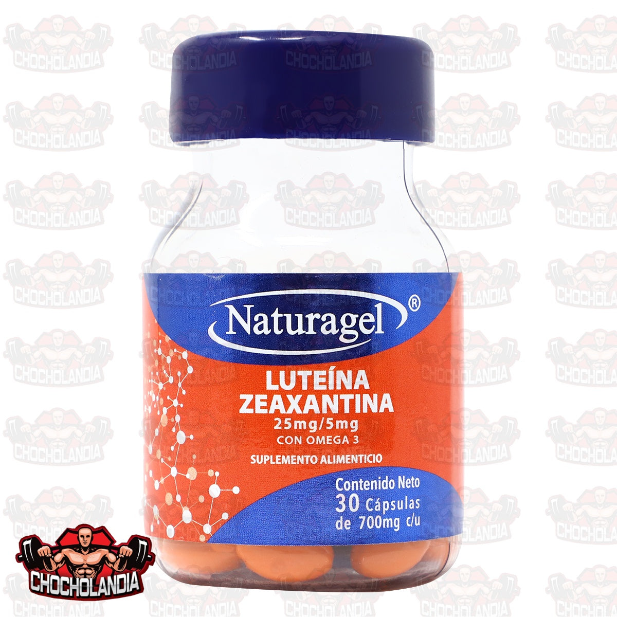 NATURAGEL LUTEÍNA ZEAXANTINA CON OMEGA 3 SUPLEMENTO ALIMENTICIO 30 CAPS DE 700MG C/U