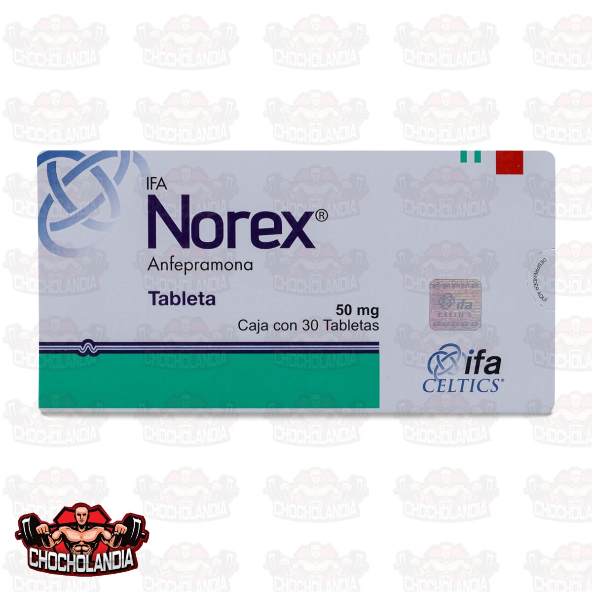 Norex 50 Mg (Anfepramona) 30 Tabletas Ifa Celtics