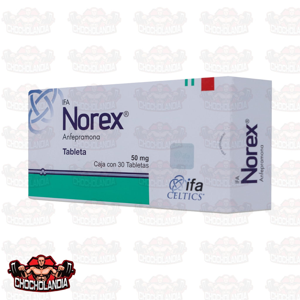 Norex 50 Mg (Anfepramona) 30 Tabletas Ifa Celtics