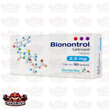 Bionontrol letrozol 30 Tabletas 2.5Mg Biogentec