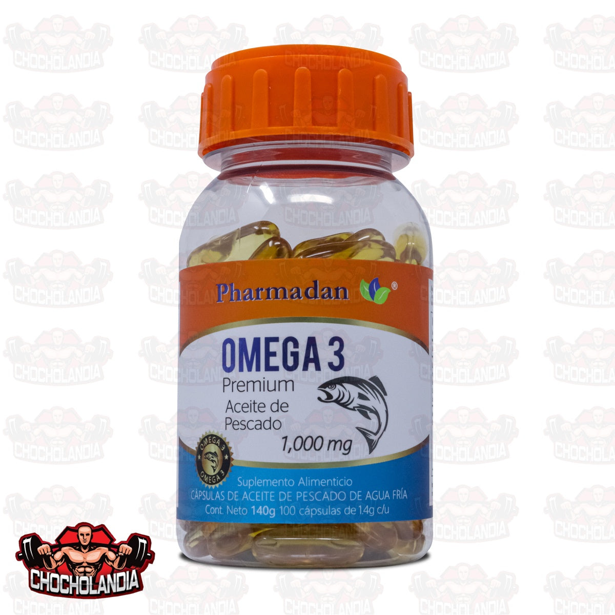 OMEGA 3 PREMIUM, FRASCO CON 100 CAPS, PHARMADAN