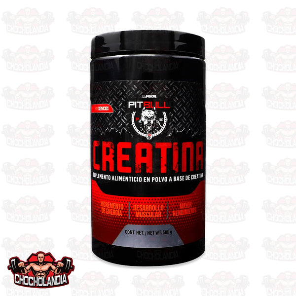 Creatina Pitbull Labs 100 servicios 500 g creatina monohidratada