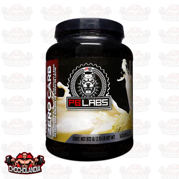 PROTEINA ISO ZERO CARB PBLabs vainilla 30 servicios 972 G