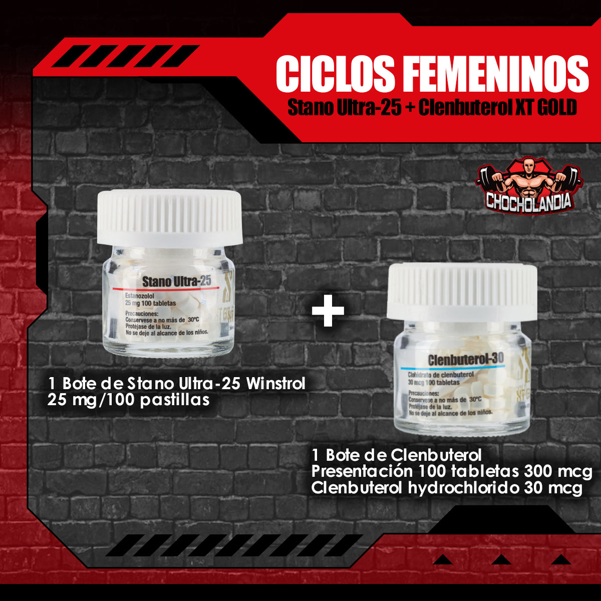 ciclo de winstrol y clenbuterol femenino