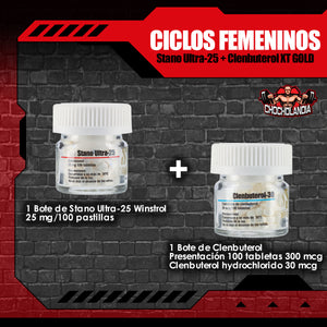 ciclo de winstrol y clenbuterol femenino